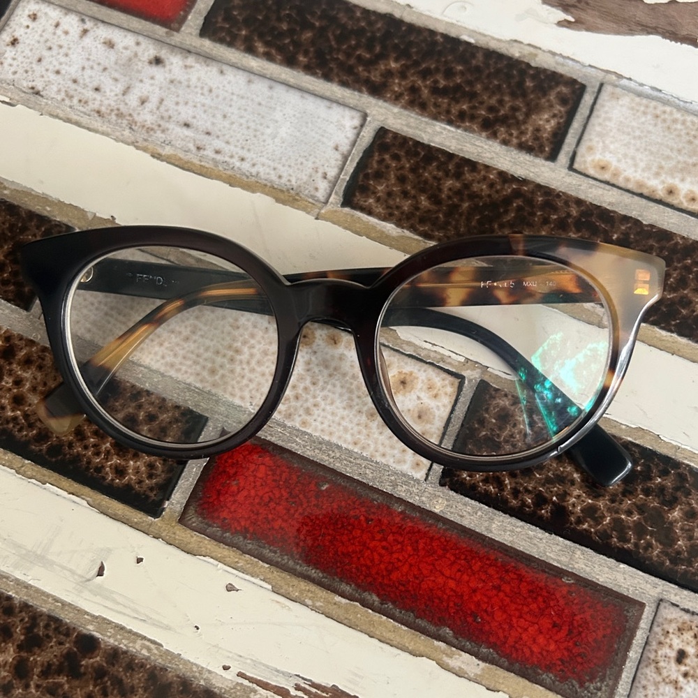 Fendi FF0065 - T48 Women’s Eyeglasses | Vintage Almond Frame